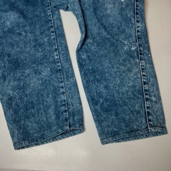 Vintage Sasson Acid Wash Jeans Women 14 Blue Stone Washed High Waist Mom 80s 90s - Picture 10 of 16